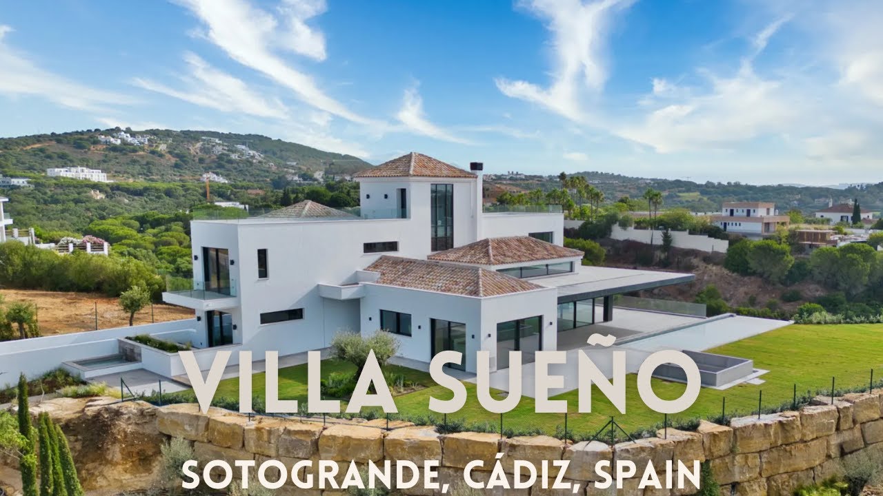 VILLA SUEÑO. Stunning property in Sotogrande Alto with Golf and Sea Views ✨