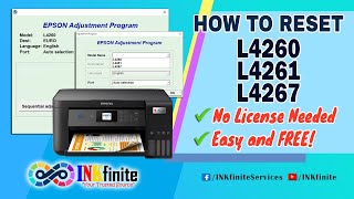 How To Reset Epson L4260 L4261 L4267 With Resetter Inkfinite
