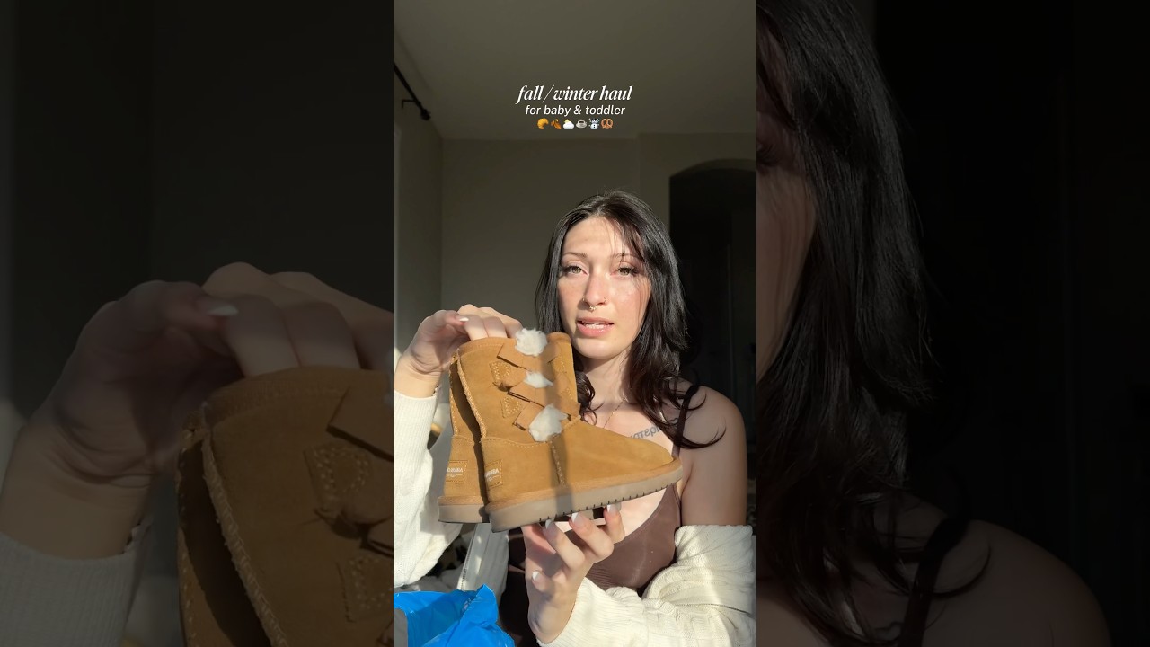 annual fall / winter haul for my toddler & baby 🤎