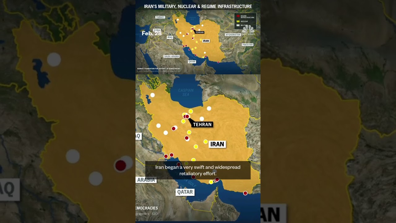 What kind of targets the U.S. Israel are striking in Iran