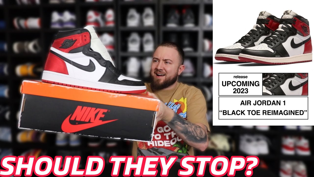 AIR JORDAN 1 “BLACK TOE” REIMAGINED RUMORED FOR 2023!!! ARE THEY ...