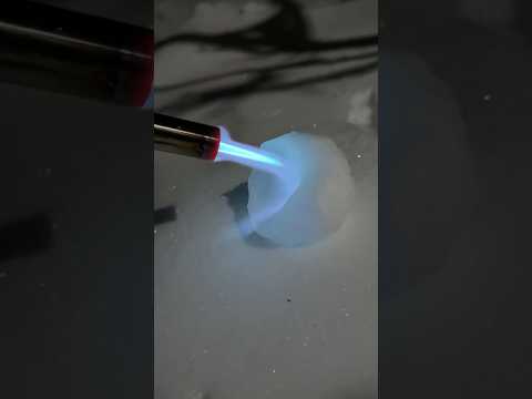 СНЕГ vs ГАЗОВАЯ ГОРЕЛКА кто кого