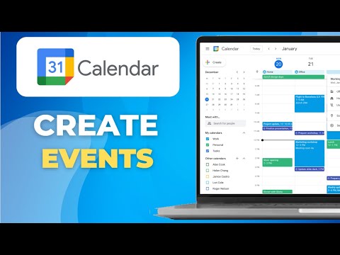 How to create a Google Calendar event template - YouTube