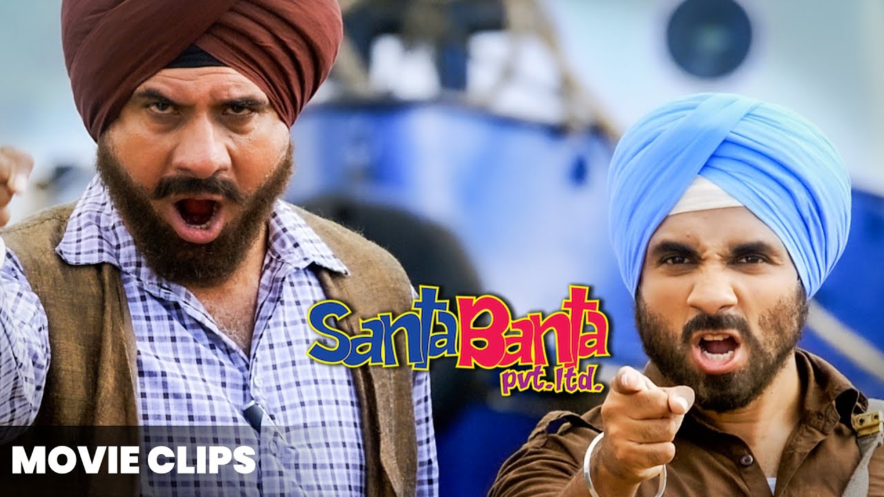 संता बंता असली है Santa Banta Bollywood Movie Clips Boman