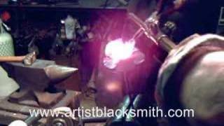 Blacksmithing Forging Steel Rose