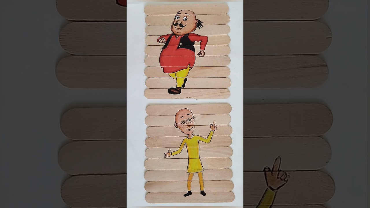 How to draw Motu patlu | Motu patlu Friendship painting |Learn to draw Cartoon