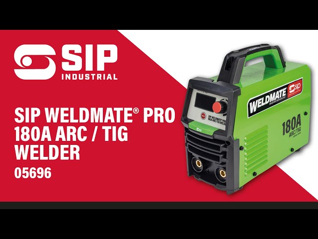 SIP | 05696 WELDMATE® PRO 180A ARC TIG Inverter Welder - YouTube