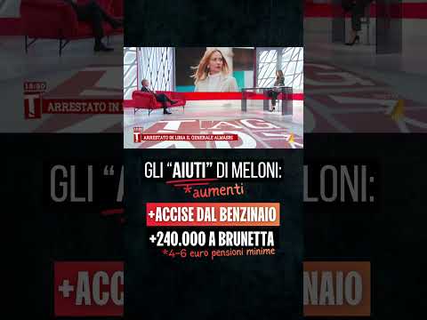Video La manovra del Governo Meloni: più tasse e mancette, solo 4/6 euro in più ai pensionati.