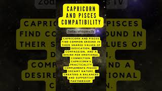Unlocking Astrological Harmony: Exploring Compatibility Between Zodiac Signs: Capricorn
