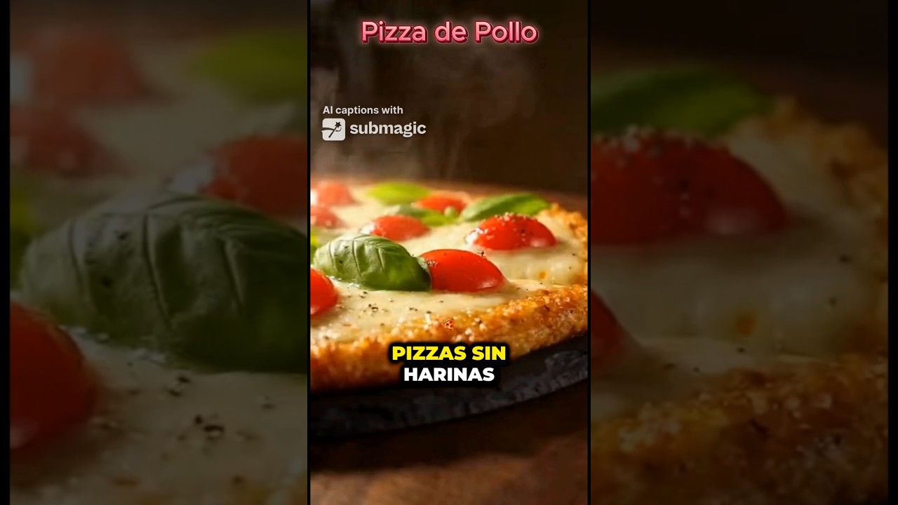 PIZZA SIN HARINAS: ¡La base de pollo que es tendencia! 🍕💪