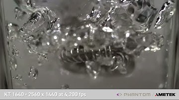 A High-Speed Look at a Frother in Water