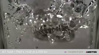 A High-Speed Look at a Frother in Water