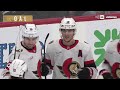 Shane Pinto scores a powerplay goal against the New Jersey Devils