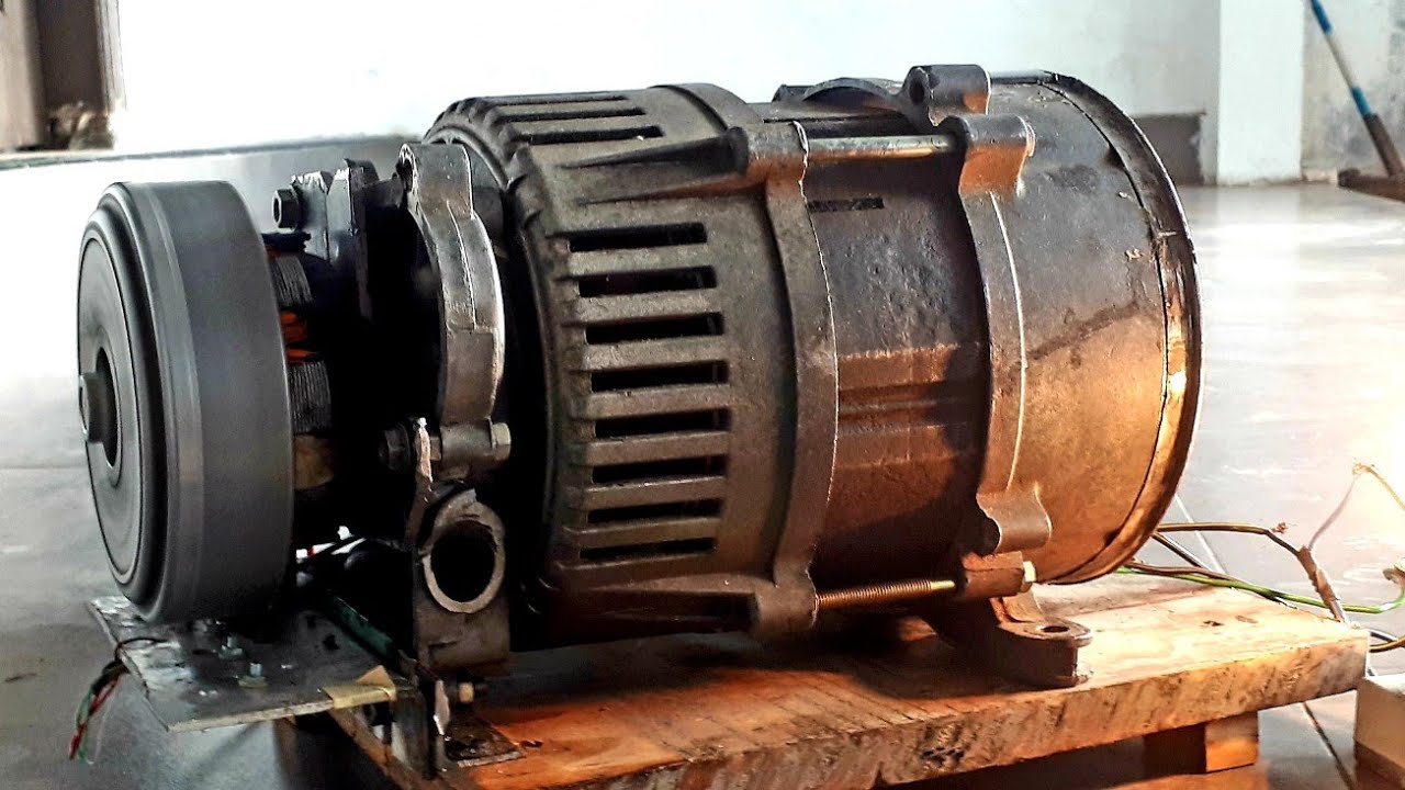 Membuat Generator Listrik 220 AC di gerakkan dinamo brushless dc 24 volt