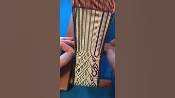 Tablet Weaving Diaries: The Tails Left From Joining on New Weft