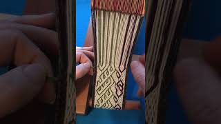 Tablet Weaving Diaries: The Tails Left From Joining on New Weft