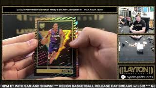 2023/24 Panini Recon Basketball Hobby 6 Box Half Case Break #1