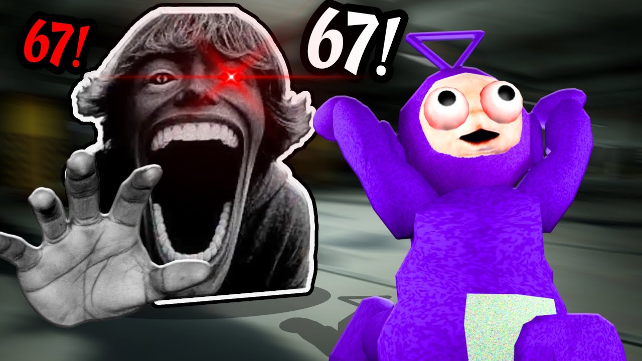 ESCAPE FROM 67! | Tinky Winky Plays: Roblox 67 Meme