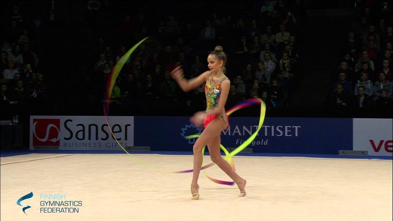 Averina Dina Ribbon - Rhythmic Gymnastics World Cup 2016 Espoo 