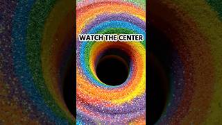 Rainbow Sand Vortex Collapse 🤯