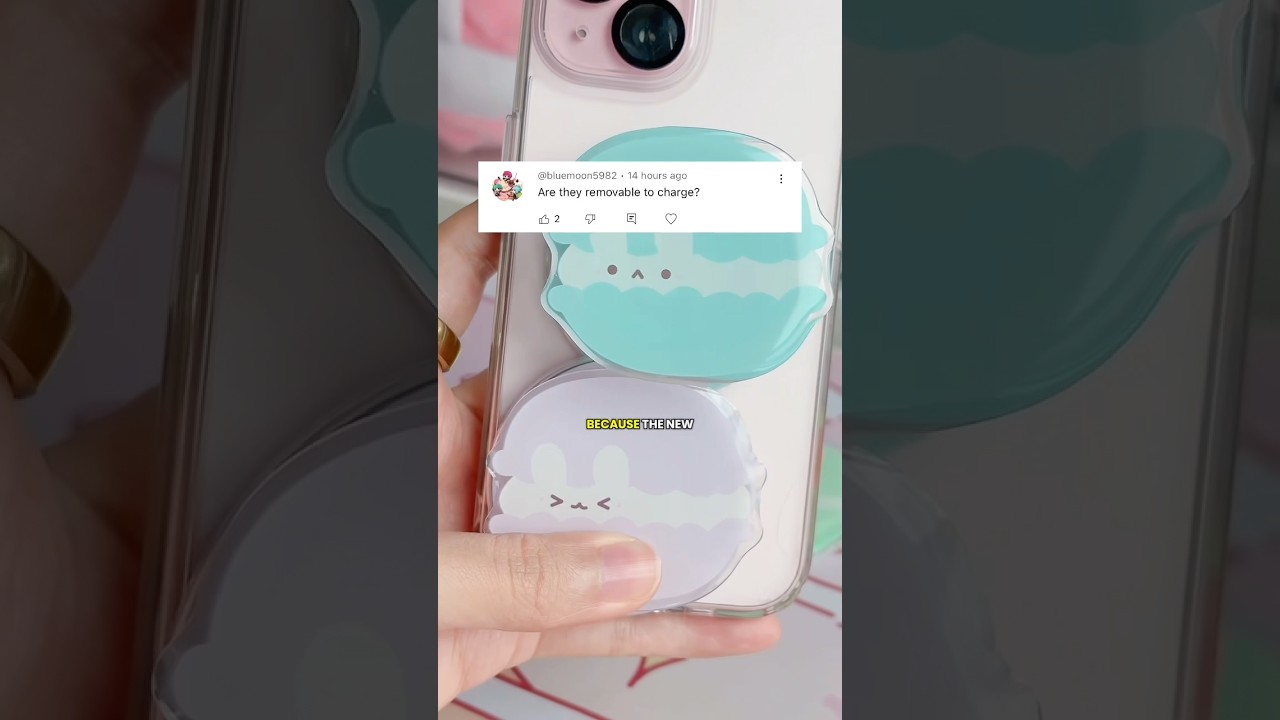 Are the macabun grips REMOVABLE?! 🐰🩵 