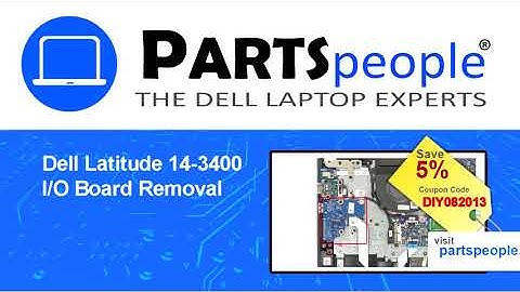 Dell Latitude 3400 (P111G001) I/O Board How-To Video Tutorial