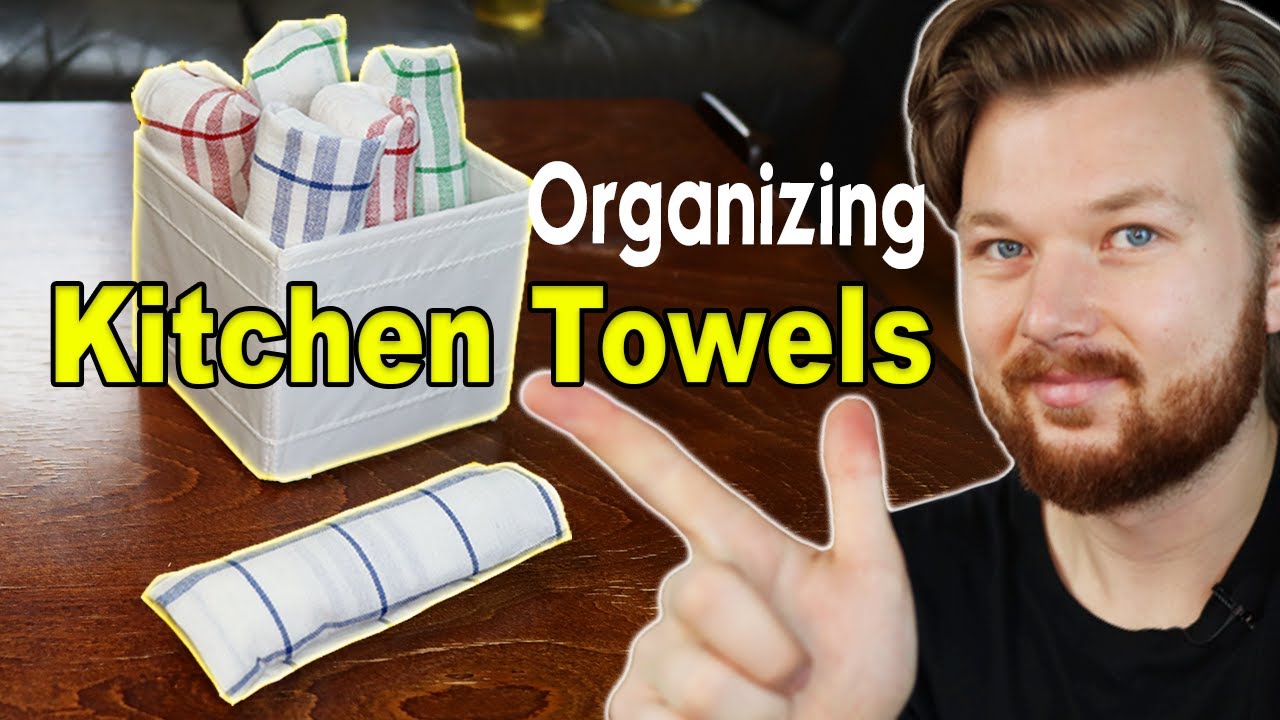 How To Declutter Kitchen Towels & Dish Cloths  Kitchen organization,  Kitchen organization diy, Storage and organization