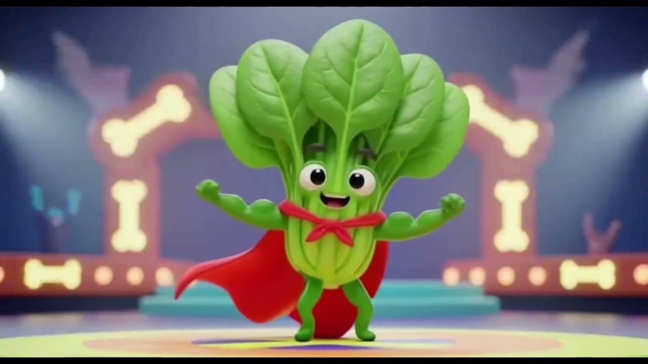 Spinach – The Green Superhero for Kids