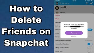 How to Delete Friends on Snapchat - how to delete multiple snapchat screenshot 5