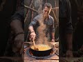 ROASTED CHESTNUT SOUP &amp; CAMPFIRE TOAST IN THE RAIN 🌰🔥🌧 | Cozy Wilderness Cooking ASMR