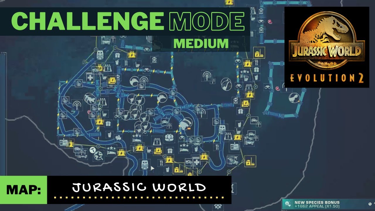 Jurassic World Challenge Mode (Medium) - Jurassic World Evolution 2 - Can we do it in a decent ...