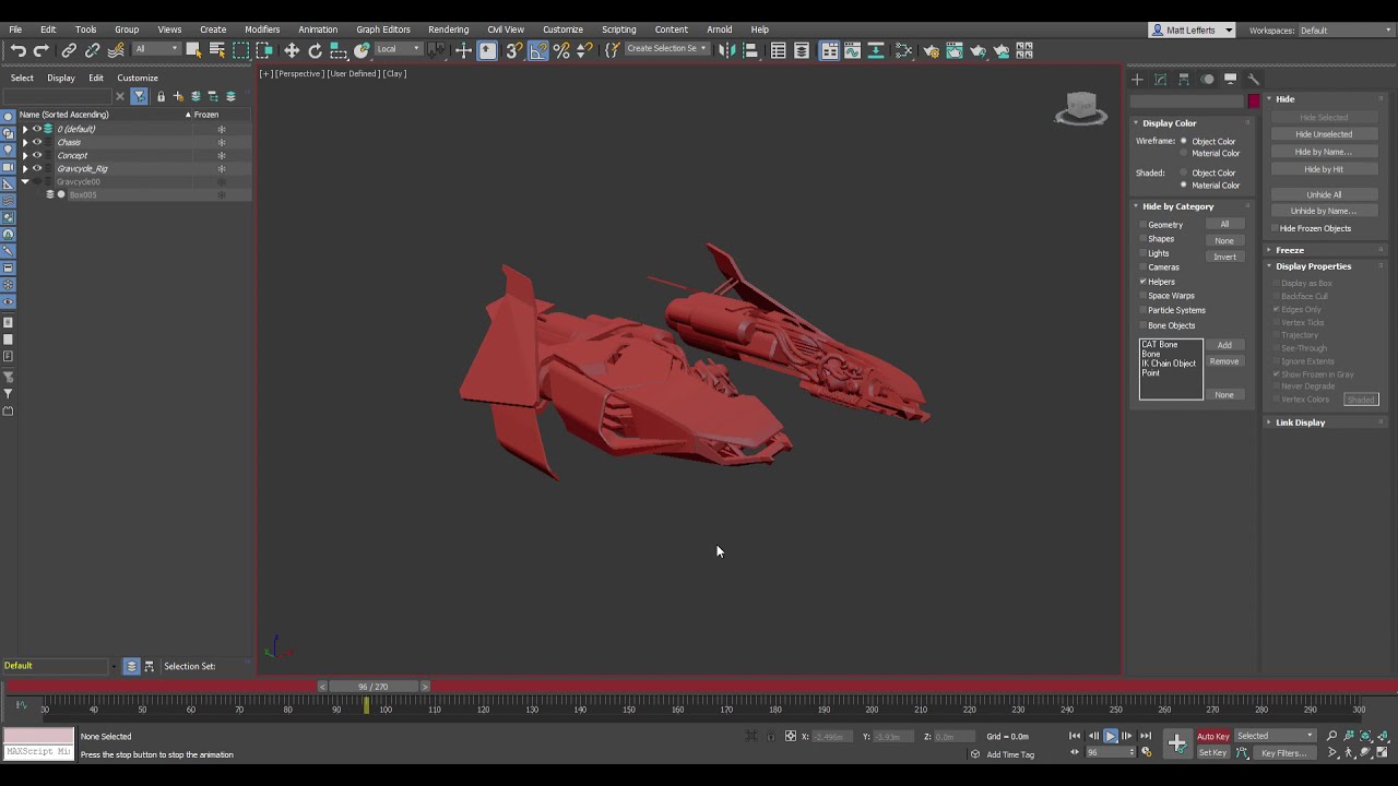 Disintegration - TDP GravCycle Prototype AnimSet - V1 Interactive