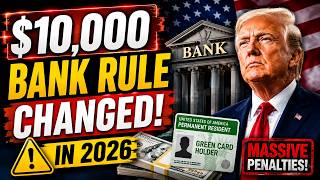$10,000 Bank Rule CHANGED in 2026 — Green Card Holders Face MASSIVE Penalties If They Miss This