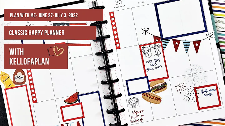 Plan with Me- Classic Happy Planner- June 27-July ...