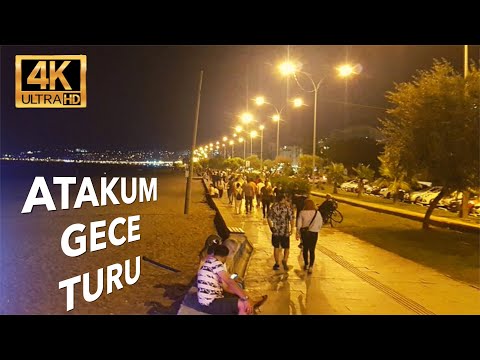 SAMSUN Atakum | 4K Gece Turu | (Yeşilyurt AVM & Atakum Sahil & Kafeler& Restorantlar)