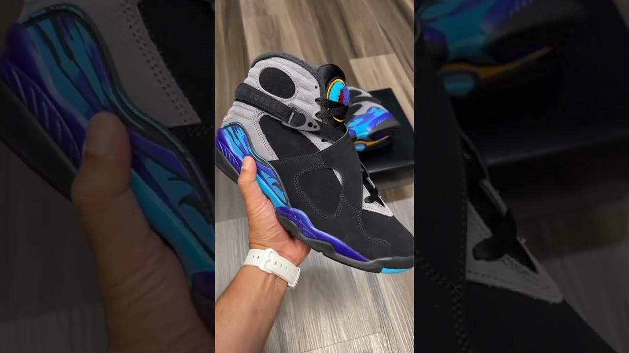 Air Jordan Retro 8 Aqua Available At Fitsnkicks Chicago 