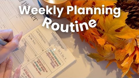 Sunday Reset Routine | How I Plan & Organize My Week Without the Overwhelm