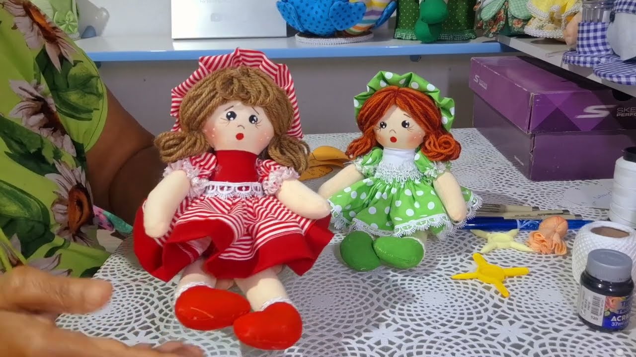 BONECA SACHÊ passo a passo - surpreenda-se com esse artesanato fácil que vende fácil.