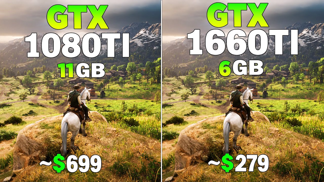 GTX 1080 Tİ vs GTX 1660 Tİ - Test in 8 Games