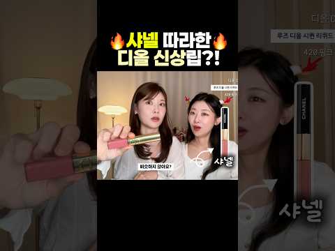 디올신상립 실망이야..🔥샤넬 립스틱이랑 디자인 거의 비슷?!