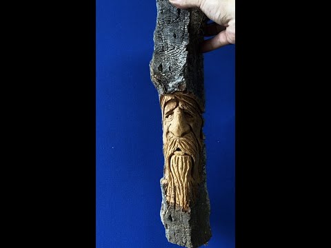 How to Wood Carve A Wood Spirit With Hand Tools/Wood Carving for ...