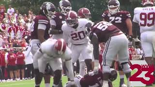 No. 7 Alabama at No. 16 Mississippi State CFB Highlights: October 3, 2026