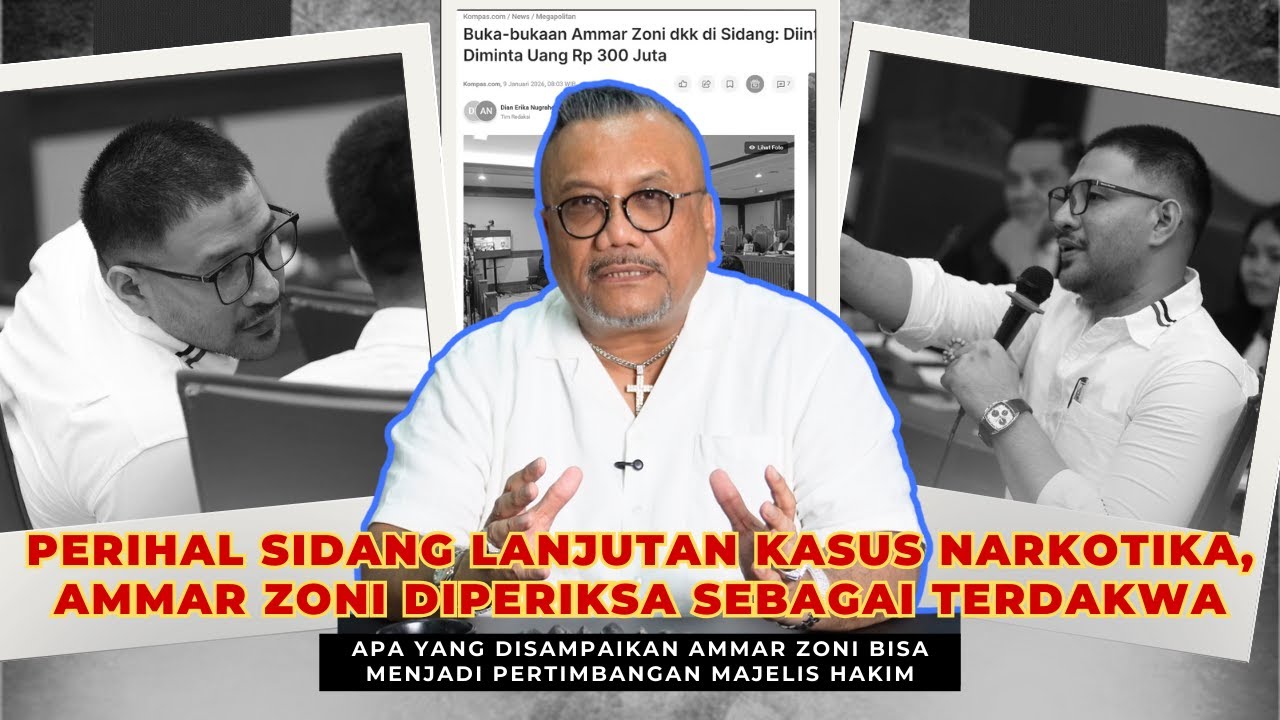 DRAMA SIDANG AMMAR ZONI: TOLAK TAWARAN RP10 JUTA, DIPERAS RP3 MILIAR | RESPON DR. TOGAR SITUMORANG