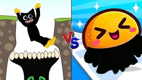 Food Run vs Huggy Story 🍔😱 Epic Mobile Gameplay Showdown