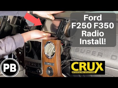 2008 – 2012 Ford F250 F350 Radio Install | Pioneer AVH-W4400NEX