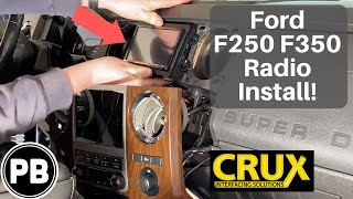 Instalacao de radio Ford F250 F350 2008 2016