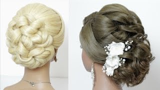 2 wedding hairstyles for long hair tutorial. Bridal updos 2 wedding hairstyles for long hair tutorial. Bridal updos