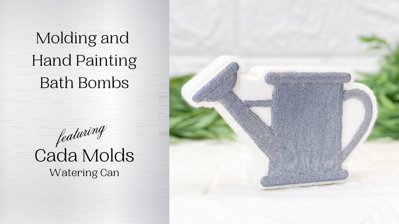 How to use the Cada Watering Can 3D Printed Mold Bath Bomb Hand