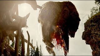 Predator vs. Bear Fight Scene - Prey ( 2022 ) #prey2022 #hollywoodmovies #hollywood #scene