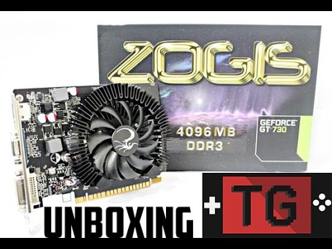 UNBOXING - GEFORCE GT730 4GB 128BITS